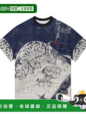 韩国直邮MAHAGRID街头潮牌24年新款美式复古校园休闲T恤MG2EMMT54