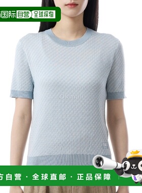 韩国直邮FENDI FF 羊毛真丝毛衣 (FZXD09 ATPY F1SA1) 圆领针织