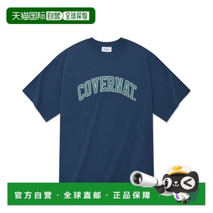 韩国直邮COVERNAT 透气高级感 T恤CO0000ST02BL潮流时髦穿搭时尚