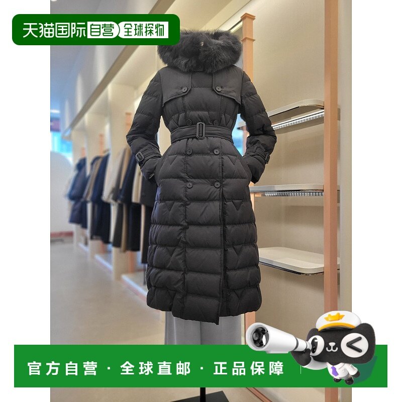 韩国直邮[ITMICHAA] 女士 双排扣设计长款羽绒服 (ITOBWPD320)