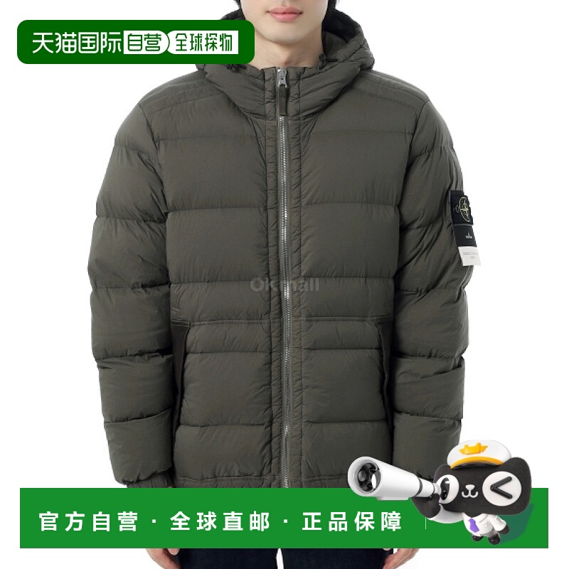 韩国直邮STONE ISLAND 4100040 无缝隧道尼龙羽绒TC连帽夹克 (K2S