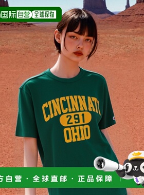 韩国直邮CHAMPION冠军韩版正品运动休闲日常复古舒适T恤CKTS3E021