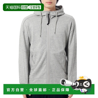 韩国直邮CP COMPANY 对角凸起抓绒连帽拉链 (17CMSS028A 005086W