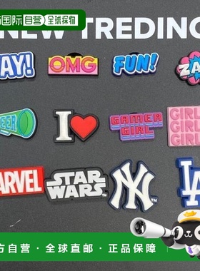 韩国直邮crocs Crocs HC02 FUN JIBBITZ English 文具字母 100072