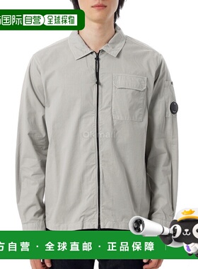 韩国直邮CP COMPANY 有机华达呢拉链外套衬衫 (19CMOS705A 110143