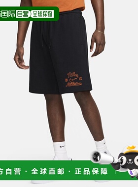韩国直邮NIKE 男士短裤M NK CLUB FT SHORT VRSTY - BLACK/(SAFET