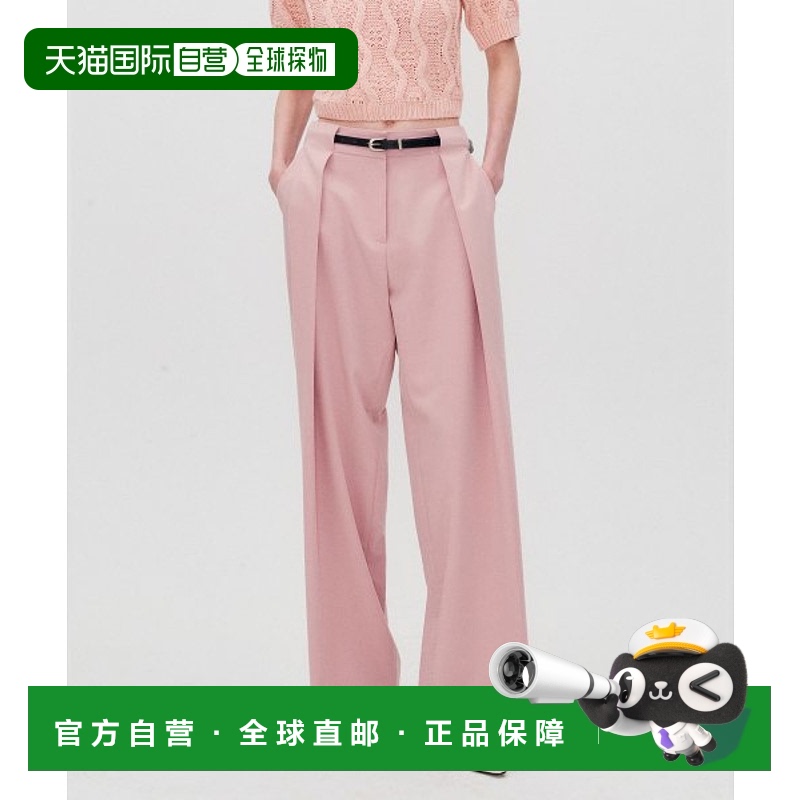 韩国直邮RE RHEE 女士女装休闲裤RP2SLO028-0-MI BELT WAIST DETAI