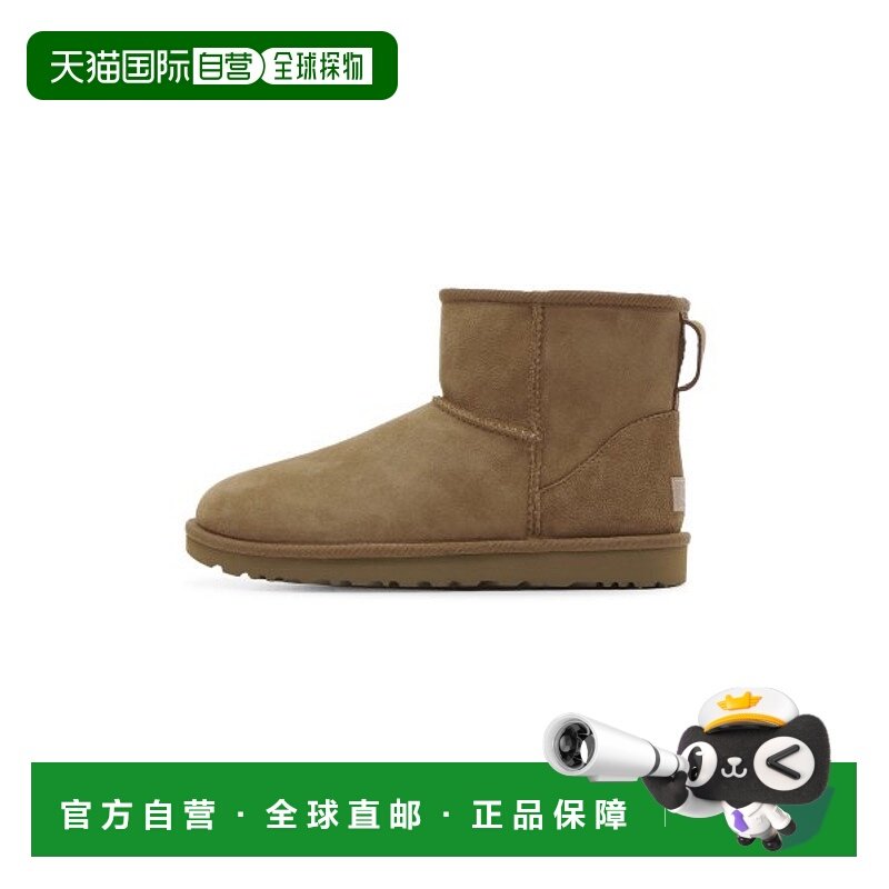 韩国直邮UGG雪地靴女秋冬棕色圆头厚底舒适时尚百搭1016222CHE