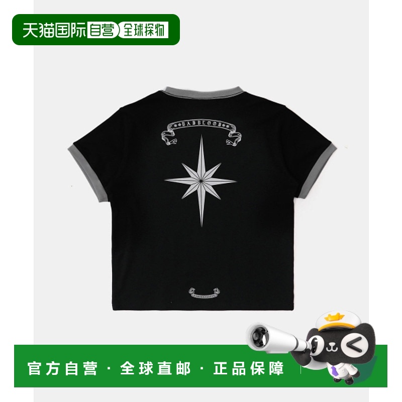 韩国直邮BADBLOOD 公用T恤w-tee25-095 Cosmo Reflective Ringer