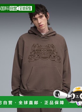 韩国直邮PUMA PUMA PUMA X Rip & Dip Boxy Graphic Hoodie TR -