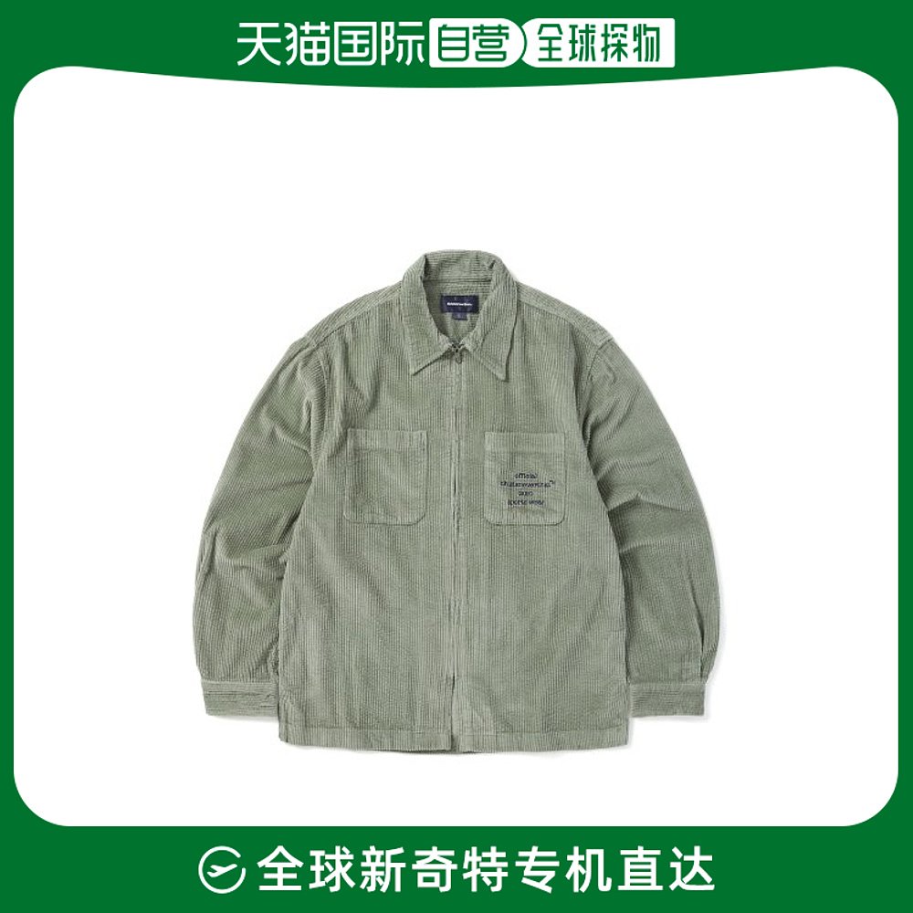 韩国直邮THISISNEVERTHAT男衬衫Wide Wale Cord Shirt SageTN223