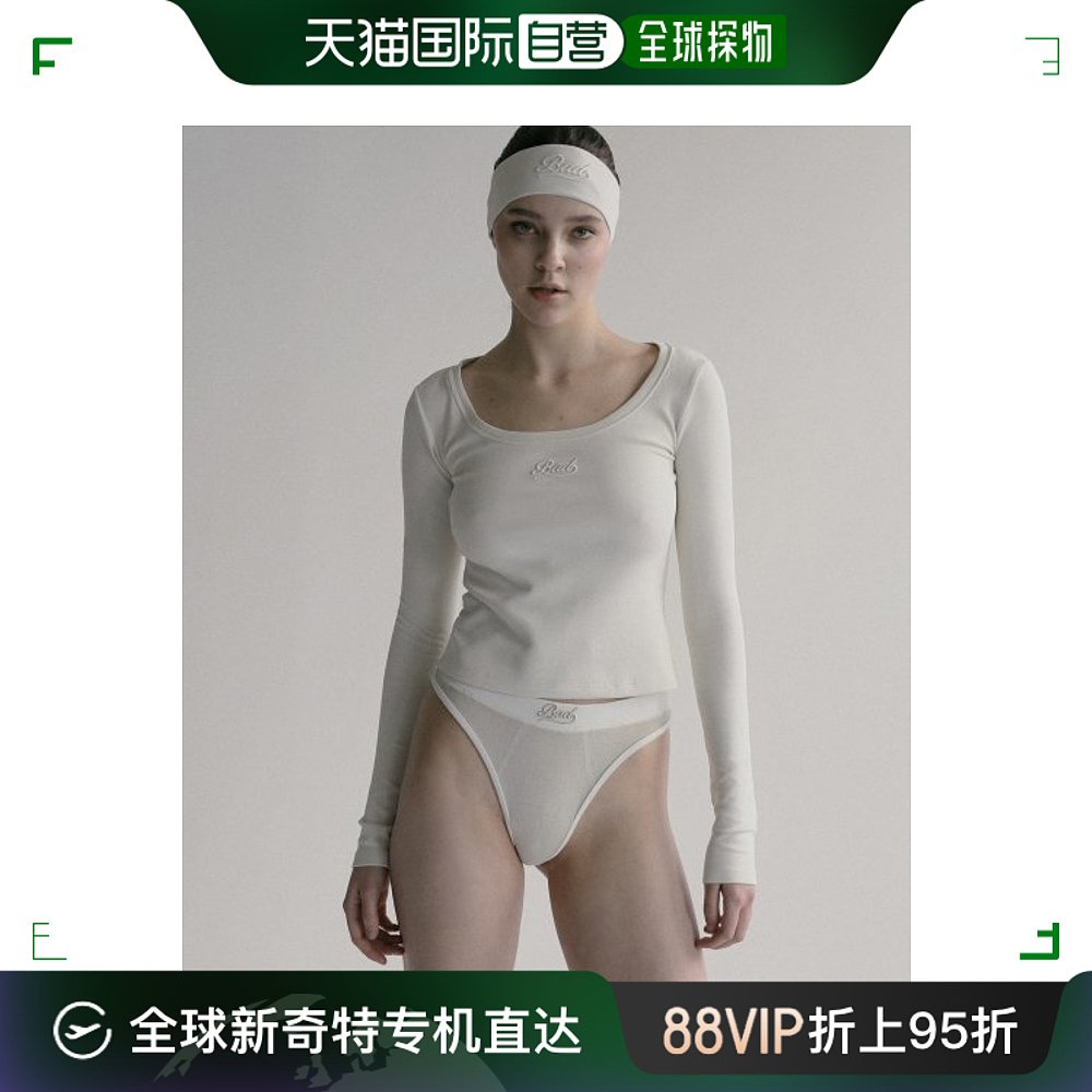 韩国直邮BADBLOOD 女士女装T恤Beyond Soft Scoop Neck Long Sleev 女装/女士精品 T恤 原图主图