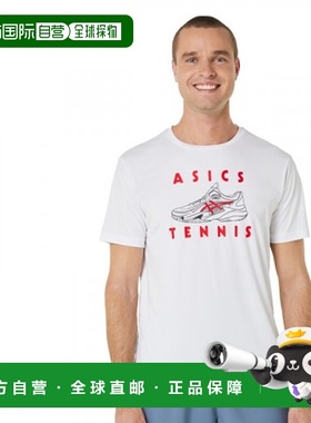 韩国直邮ASICS T恤 2041A253100亚瑟士高档时尚百搭舒适 高级感