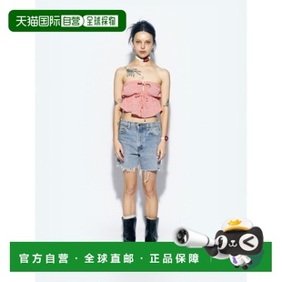 CALIE CHECK 女士雪纺衫 GINGHAM SLEEV CA24BBL007RD 韩国直邮ASIF