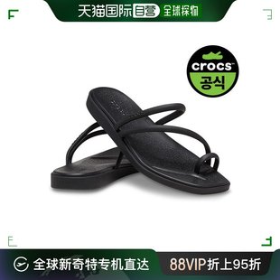 TOE 女裝 Crocs 韩国直邮Crocs LOOP 凉鞋 MIAMI 官方 运动沙滩鞋