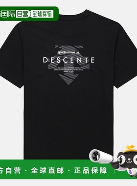 韩国直邮DESCENTE/迪桑特oversized graphic短袖T恤SR123UTS16