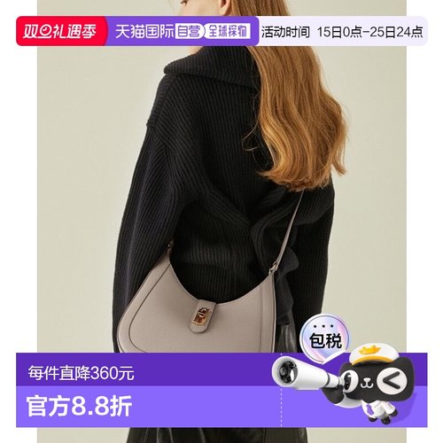 韩国直邮J.ESTINA 秋冬新IU同款精致百搭女士hobo腋下包小号牛皮