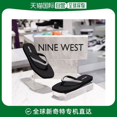 韩国直邮[9WEST] FLIPS5 时尚拖鞋 NW379 黑色