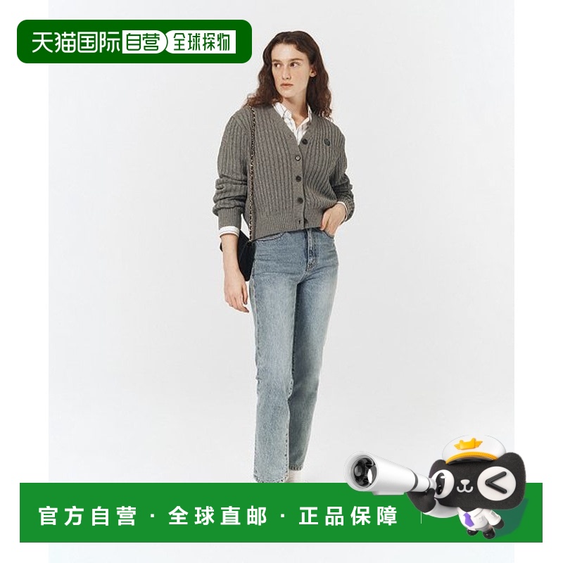 韩国直邮Dunst2023秋冬新品中性风经典女款牛仔裤UDPA3C204B1