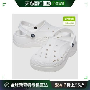 运动拖鞋 BAYA 厚底 Crocs 韩国直邮Crocs 黑 208186100
