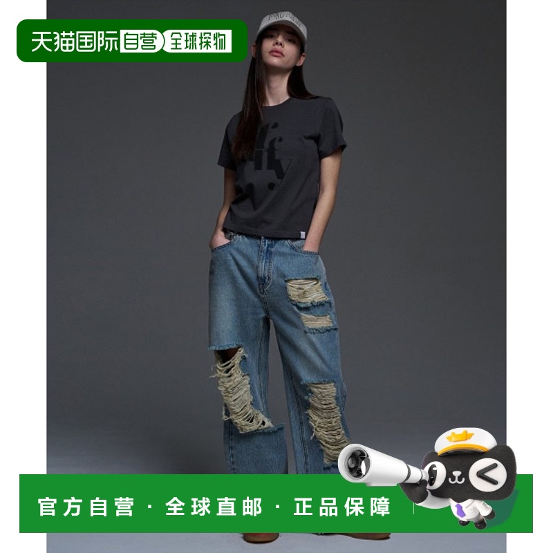 韩国直邮NASTY FANCY CLUB街头辣妹潮牌青春休闲时尚春夏新款T恤F