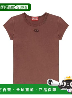 韩国直邮DIESEL 25 FW Diesel T Angie 徽标刺绣 T 恤 A199120AFA