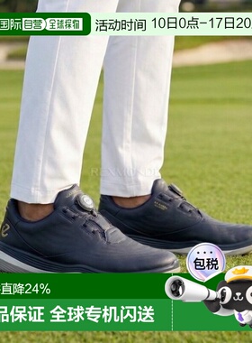 韩国直邮ECCO爱步男款GOLF LT1 WP无钉高尔夫球鞋 (132274-01038)