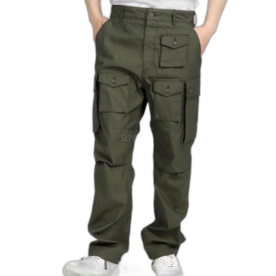 韩国直邮Engineered Garments FA系列橄榄色工装裤 2023年秋季 男