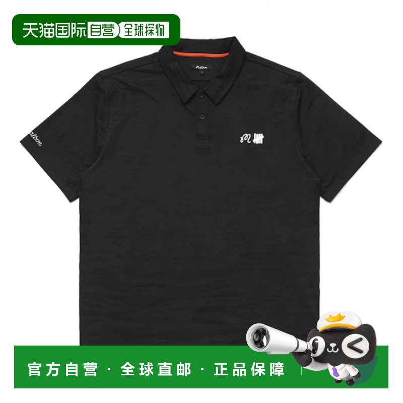 韩国直邮MALBON GOLF男士Polo衫M5111LTS10BLK MALBON X UNDEFEAT