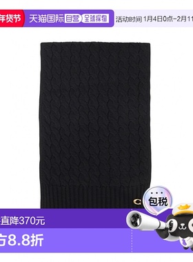 韩国直邮Coach蔻驰 女士围巾306219686 CO100294 BLACK羊毛
