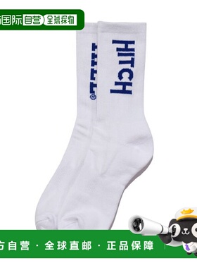 韩国直邮YALE [YALE x HITCH] RIDING CREW SOCKS WHITE运动裤YD0
