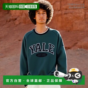 ARCH TONE COLOR BLOCK GREEN男针织YD0 韩国直邮YALE CREWNECK