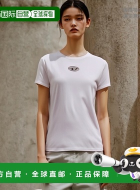 韩国直邮DIESEL 24FW T-UNCUTIE 徽标 T 恤 白色 A15402 0HERS 10