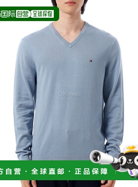 韩国直邮TOMMY HILFIGER 基本款纯棉 V 领 (MW14745 C2B) V领针织