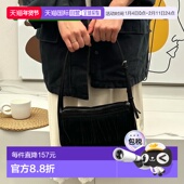 韩国直邮FIND KAPOOR新款 铆钉麂皮流苏单肩包腋下包3576649