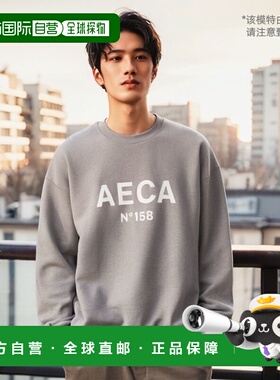 韩国直邮AECA WHITE 男士卫衣AWCMFWBCTSSSO005A5BB BIG LOGO SWE