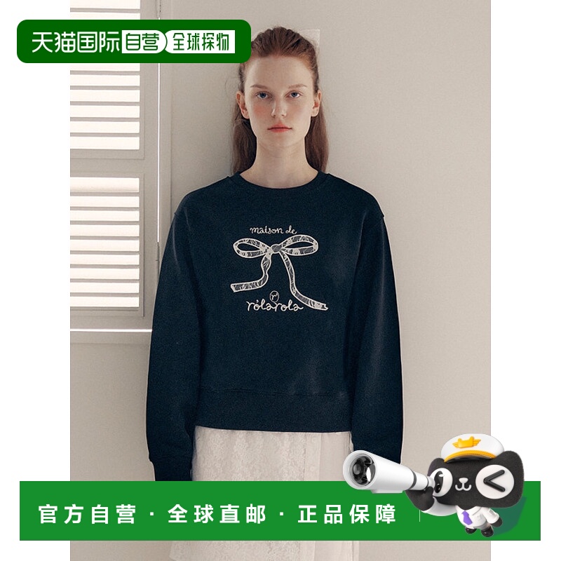 韩国直邮rolarola英少女甜美清新日常24年新款秋冬卫衣306043331