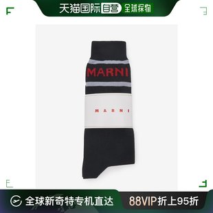 袜子男士 韩国直邮MARNI SKZC0088Q0UFC11200N99 LOGO SOCKS