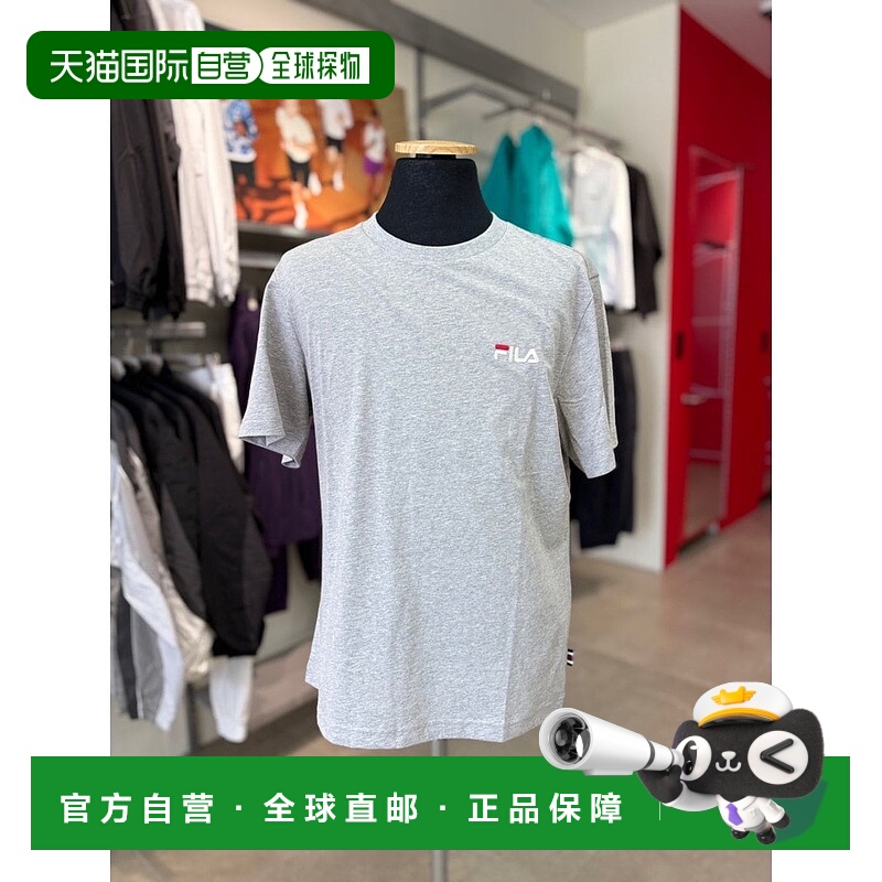 韩国直邮FILA [商店] 惠勒 FS2RSG2112X LML Uni 线性小徽标短袖