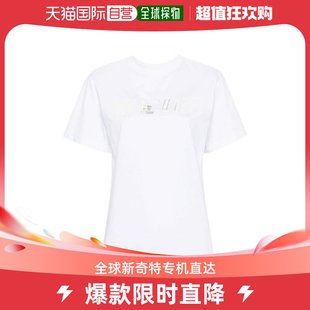 6603153WHITE 韩国直邮MUGLER24SS无袖 T恤女243641