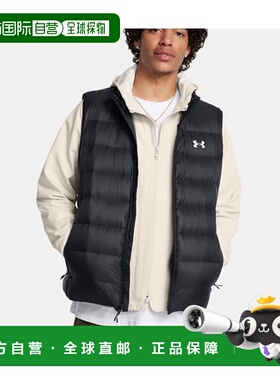 韩国直邮UNDER ARMOUR 1385838 001 黑色 UA Legend 男子羽绒背心
