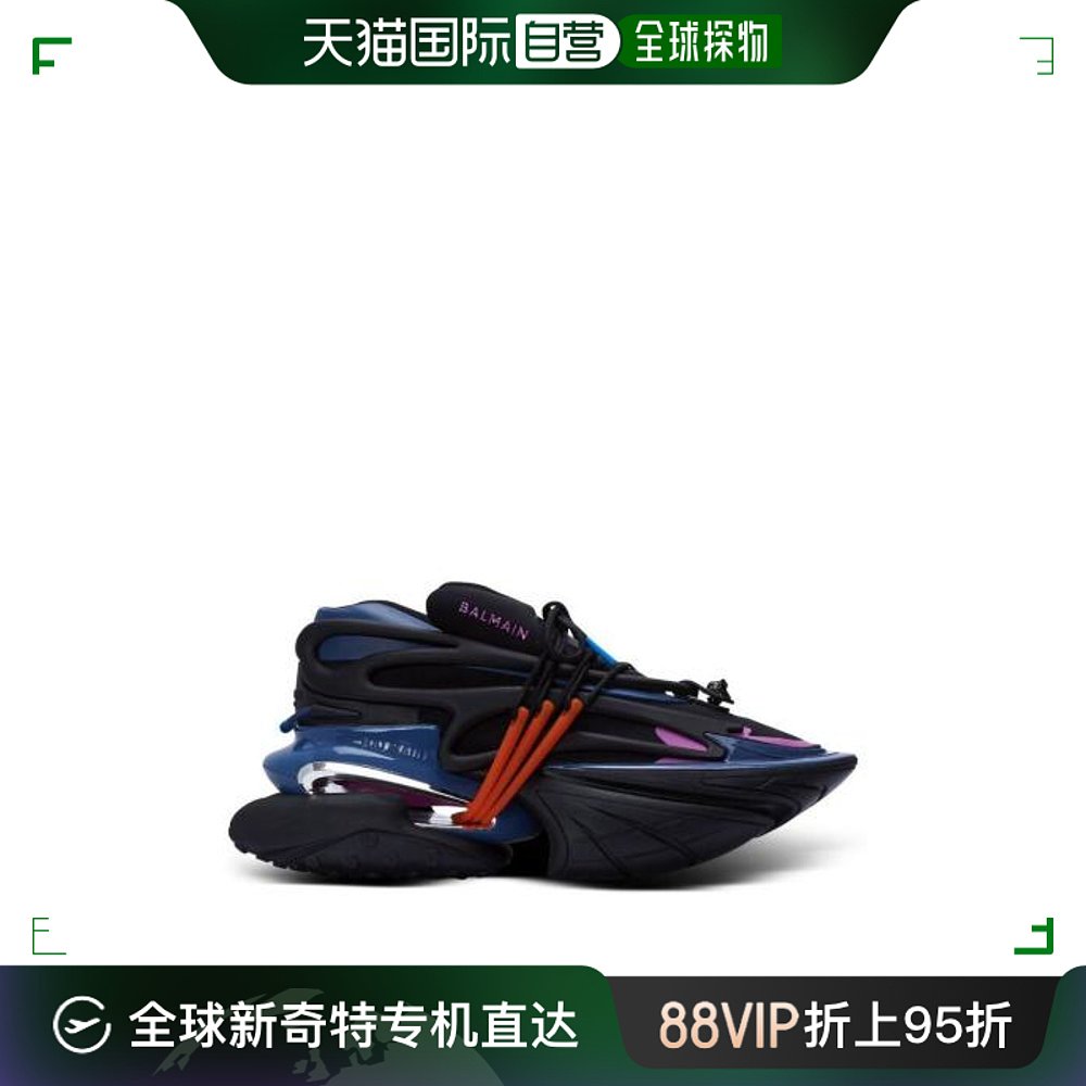 韩国直邮BALMAIN24SS平板鞋男CM0VJ309 KNBP 6BKBLACK BLUE-封面