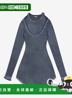 韩国直邮DIESEL  A094390NHAA81EM ICA DRESS场合长袖性感连衣裙