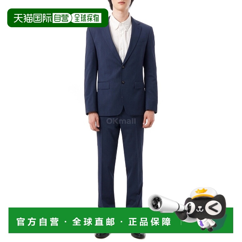 韩国直邮HUGO BOSS 微图案弹力面料修身西装 (50546087-404) 设置