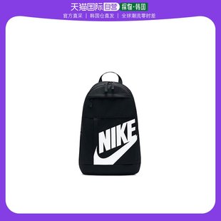 柔软日常户外 自营｜Nike耐克双肩背包男女同款 黑色徽标便携时尚