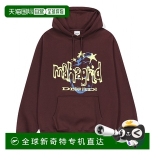 酒红色 1小时内可退 连帽衫 韩国直邮MAHAGRID MG2DFMM4 DAYDREAM