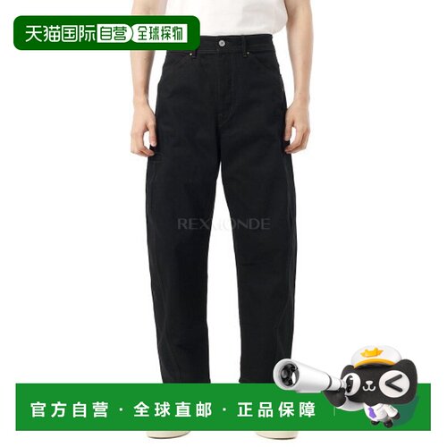 韩国直邮Lemaire 扭纹工装裤 (PA1102 LD1055 999) 牛仔裤直筒裤