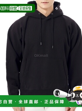 韩国直邮MIHARA YASUHIRO I12HD501 黑色连帽衫 纯棉冬季时尚都市