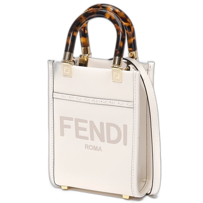韩国直邮FENDI Sunshine 迷你皮革购物包 (8BS051 ABVL F0K7E) 交