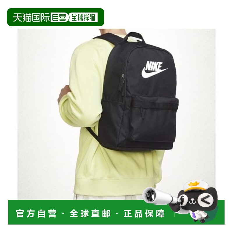 韩国直邮NIKE NIKE 背包 25L - 黑色 黑色 白色 DC4244-010 13932
